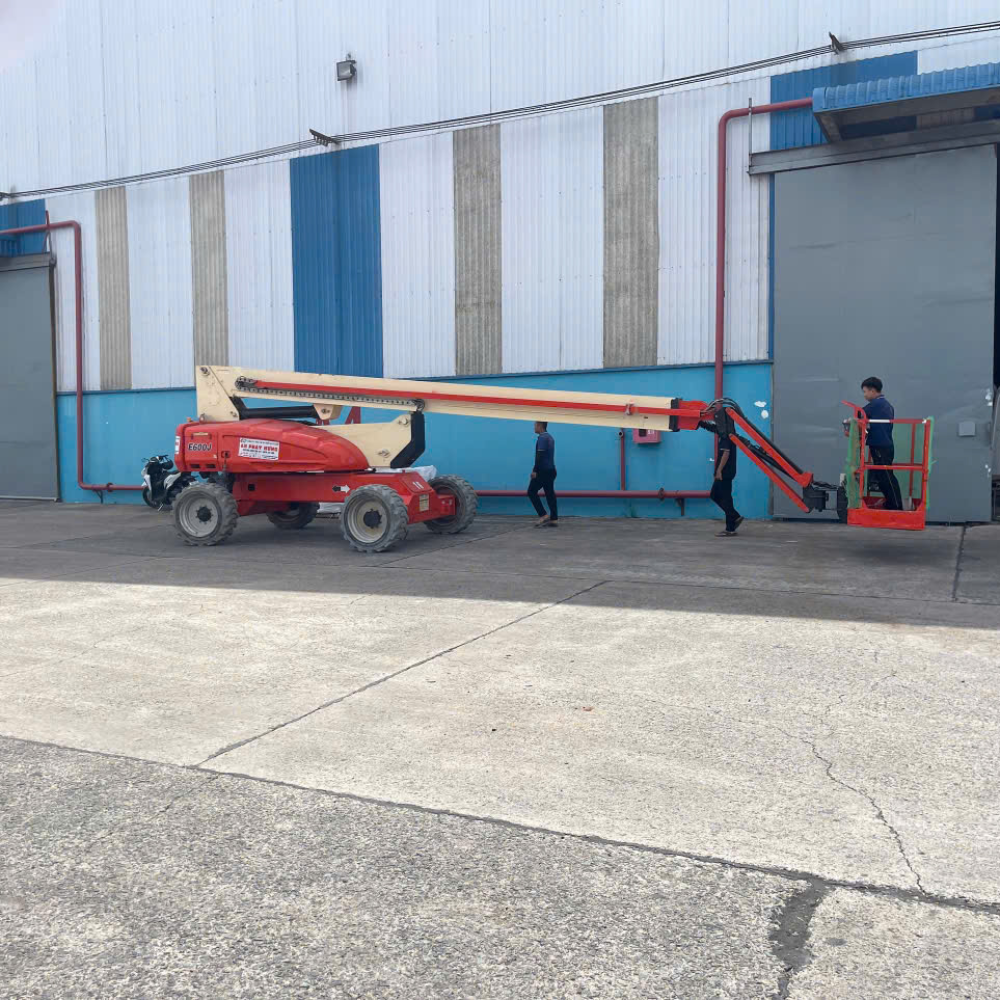 Cung Cấp Xe Nâng Cho Công Trình Nhà Kho Công Ty Olam
