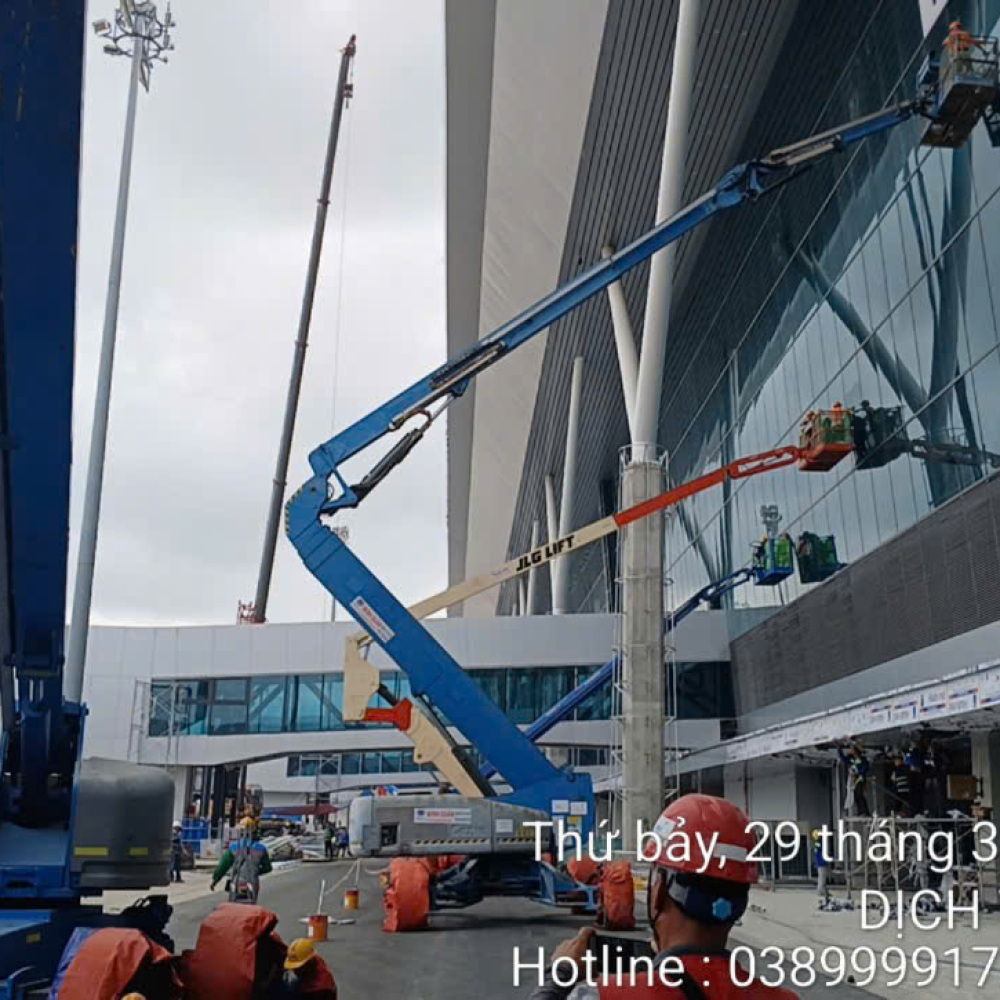 Dự Án Cho Thuê Xe Nâng Người Tại Nhà Ga T3 – Sân Bay Tân Sơn Nhất