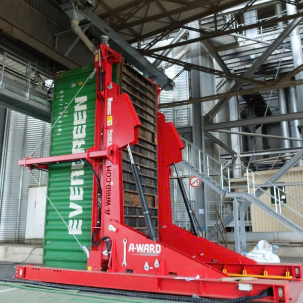 MÁY NGHIÊNG CONTAINER A-WARD