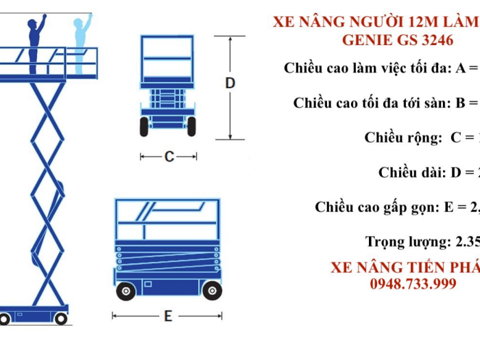 Top đơn vị cho thuê xe nâng gò vấp