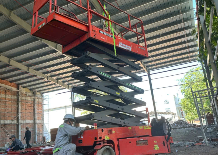 Cho Thuê Xe Nâng Cho Công Ty SAMBU FINE VIETNAM Tại Đồng Xoài  