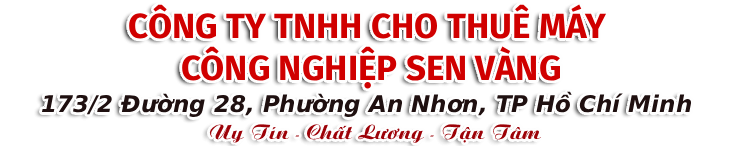 CÔNG TY TNHH CHO THUÊ MÁY CÔNG NGHIỆP SEN VÀNG
