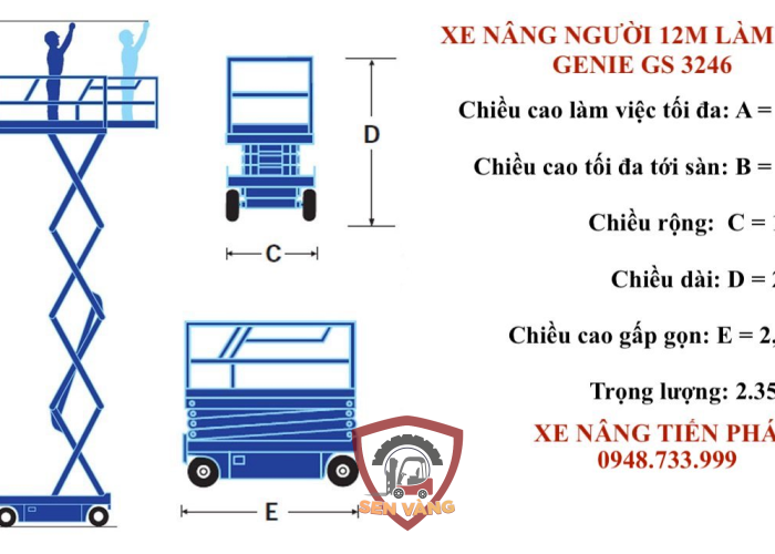 Top đơn vị cho thuê xe nâng gò vấp